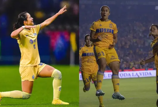 América y Tigres se impusieron en la ida de las Semifinales de la Liga MX Femenil.