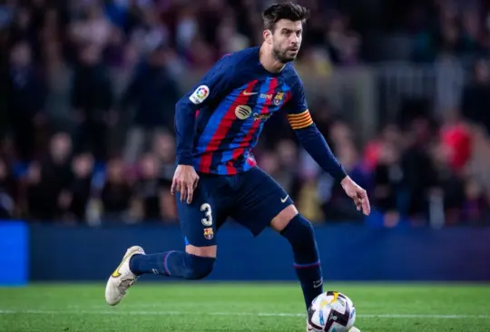 Gerard Piqué se retiró como profesional del Estadio Camp Nou tras la victoria del Barcelona ante el Almería. 