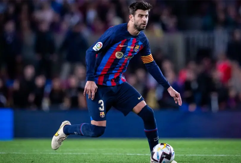 Gerard Piqué se retiró como profesional del Estadio Camp Nou tras la victoria del Barcelona ante el Almería. Gerard Piqué se retiró como profesional del Estadio Camp Nou tras la victoria del Barcelona ante el Almería.