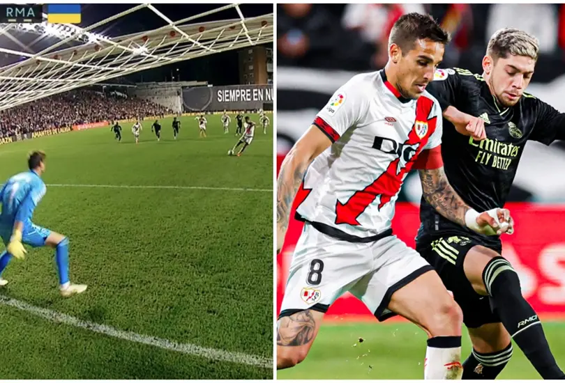 Real Madrid perdió la punta de LaLiga tras perder con el Rayo Vallecano con polémica en el penal de Thibaut Coutois. Real Madrid perdió la punta de LaLiga tras perder con el Rayo Vallecano con polémica en el penal de Thibaut Coutois.