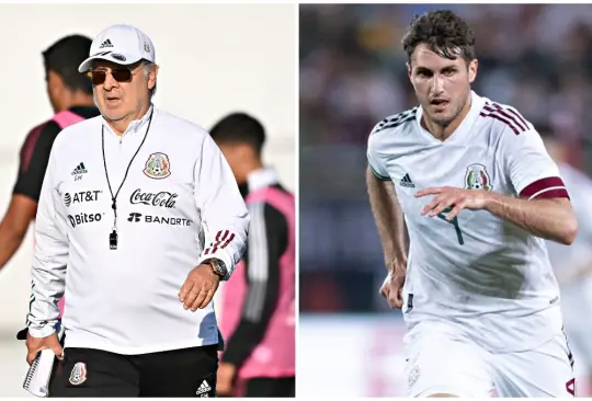 Tata Martino dio a entender que Santiago Giménez se quedaría fuera de Qatar 2022 por su falta de minutos. 