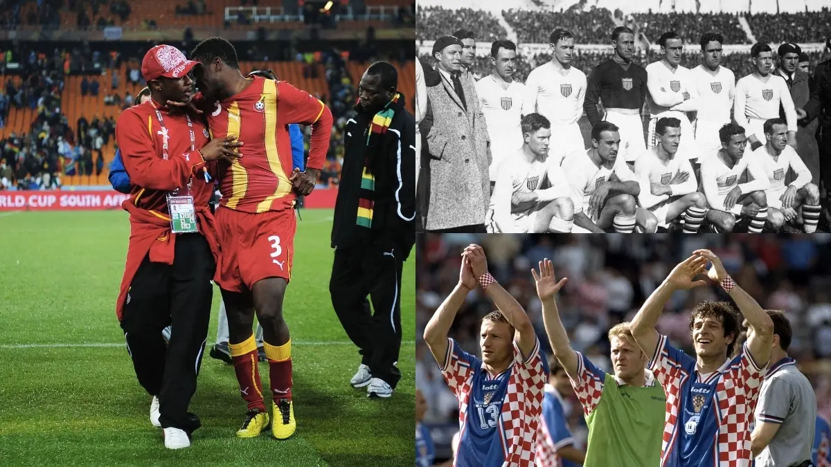 Ghana, Croacia y Estados Unidos son algunas selecciones con el mote de 'caballo negro' en la historia de los Mundiales.