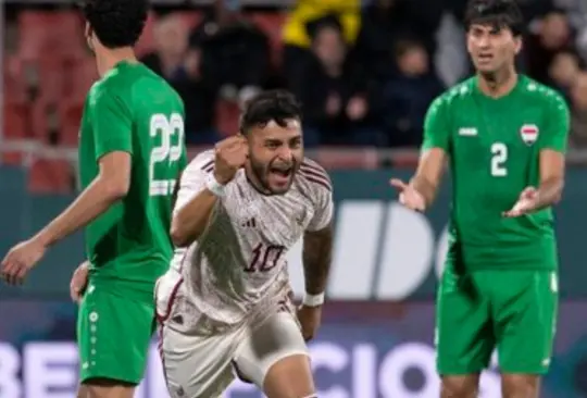 Alexis Vega puso al frente a la Selección Mexicana en los primeros minutos del partido.