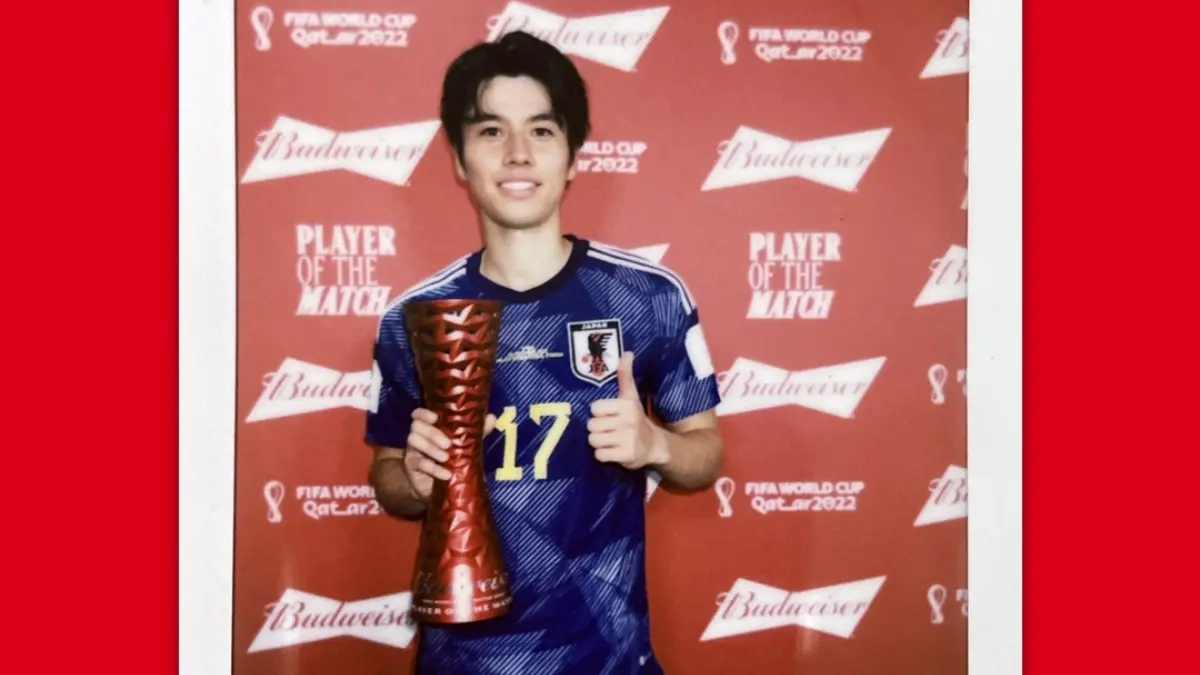 AO TANAKA. El japonés fue fundamental para los suyos en el mítico triunfo 2-1 sobre España. Se encargó de anotar el gol con el que su equipo avanzó a Octavos de Final.