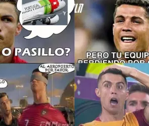 Los mejores memes que deja la eliminación de Cristiano y Portugal en Qatar 2022