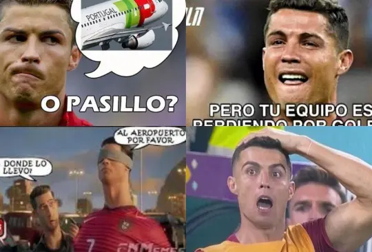 Portugal junto a Cristiano Ronaldo se llevaron una ola de memes, luego de que fueron eliminado del Mundial a manos de Marruecos.