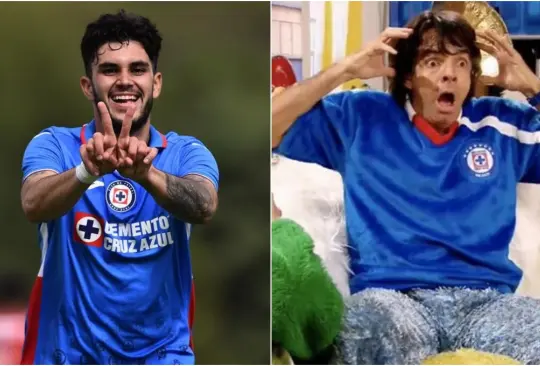 Sobrino de Eugenio Derbez recibió novatada antes de que tenga su debut con Cruz Azul en la Copa Sky.