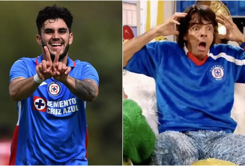 Sobrino de Eugenio Derbez recibi&oacute; novatada antes de que tenga su debut con Cruz Azul en la Copa Sky.