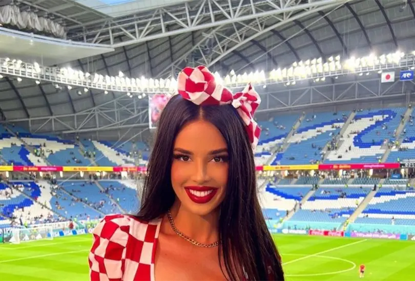 Ivana viaj&oacute; al Mundial de Qatar 2022 para apoyar a la Selecci&oacute;n Croata y se convirti&oacute; en la sensaci&oacute;n.