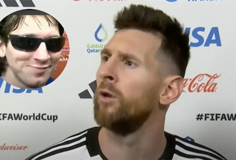 Aficionados realizan remix de la frase qu&eacute; miras bobo de Lionel Messi.