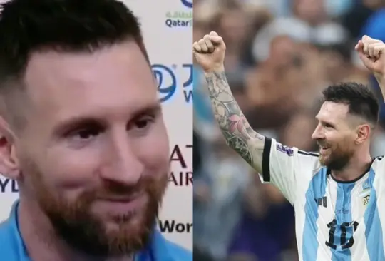 Lionel Messi quedó conmovido tras los agradecimientos de una reportera en plena entrevista. 