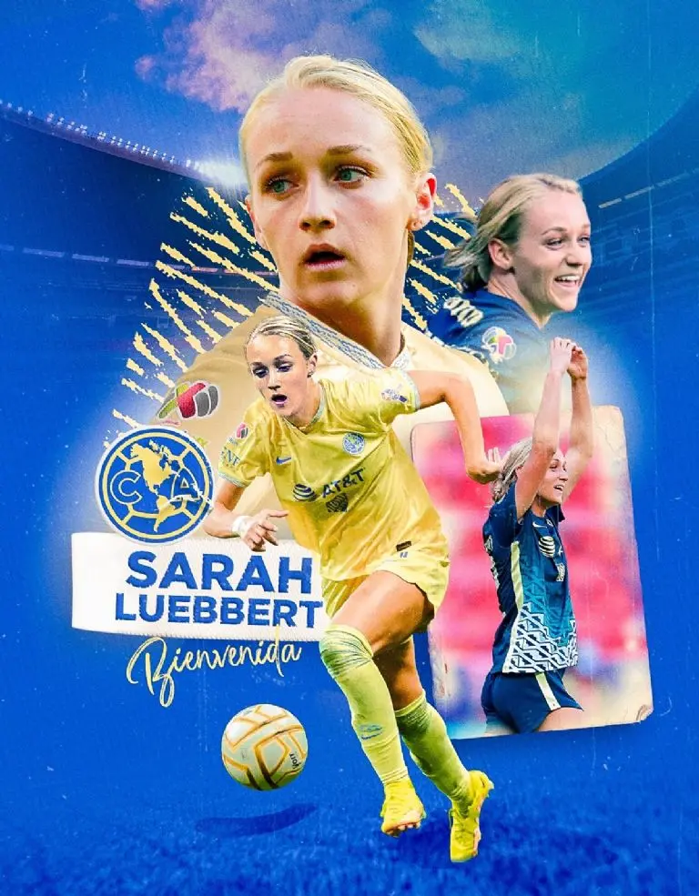 Sarah Luebbert firmó su regreso al América Femenil - @AmericaFemenil