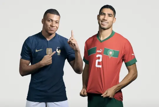 Francia y Marruecos están por saltar a la cancha de Al Bayt. Francia y Marruecos están por saltar a la cancha de Al Bayt.