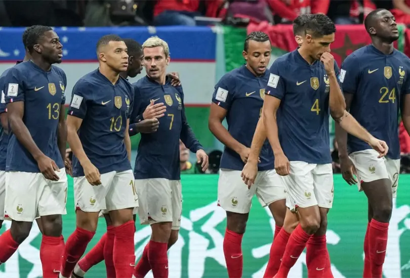 Francia repetir&aacute; jugadores que se coronaron campeones en Rusia 2018 si vencen a Argentina en Qatar 2022.