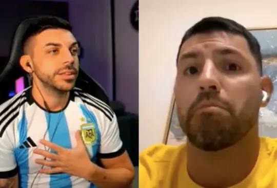 Agüero encaró en stream a DjMariio, youtuber español del videojuego FIFA.