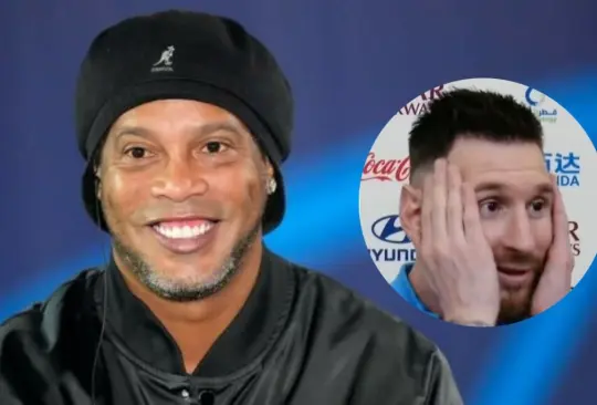 Ronaldinho ha estado en todos los partidos que ha jugado Lionel Messi en el Mundial de Qatar 2022.