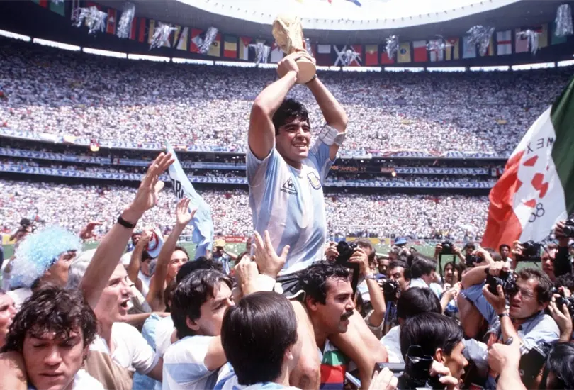 Diego Maradona acompa&ntilde;&oacute; a Argentina en su triunfo en Qatar 2022