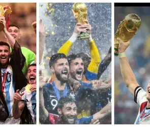 Qatar 2022: Todas las selecciones que han alzado la Copa del Mundo  