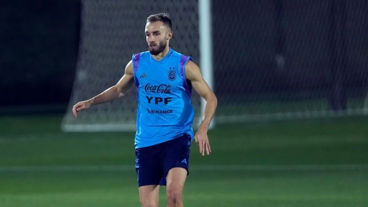 6. GERMÁN PEZZELLA - Otro de los defensores de la Argentina fue el experimentado de 31 años y jugador del Betis. Participó en tres juegos acumulando únicamente 85 minutos.