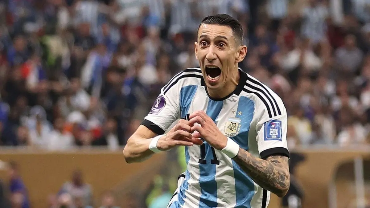 11. ÁNGEL DI MARÍA - El 'Fideo' disputó 324 minutos distribuidos en cinco partidos. Estuvo marginado por una lesión, pero regresó para la Final y marcó gol.