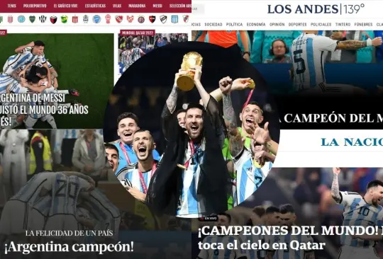 La prensa de Argentina elogió el triunfo de su selección en las página de sus portales.