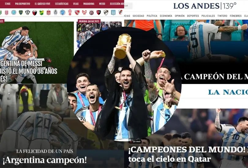 La prensa de Argentina elogi&oacute; el triunfo de su selecci&oacute;n en las p&aacute;gina de sus portales.
