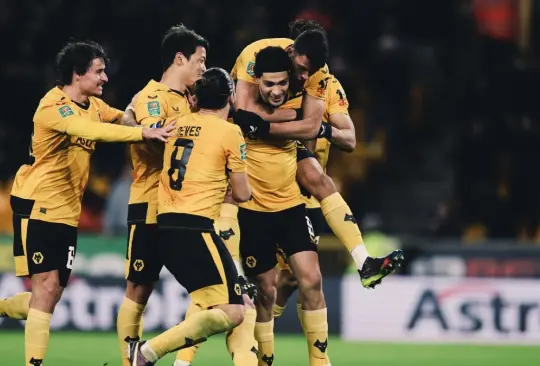 Raúl Jiménez se mostró feliz por su gol en la Carabao Cup