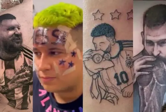 Seguidores de Lionel Messi y aficionados de Argentina se han realizado tatuajes extraños y fuera de lo común.