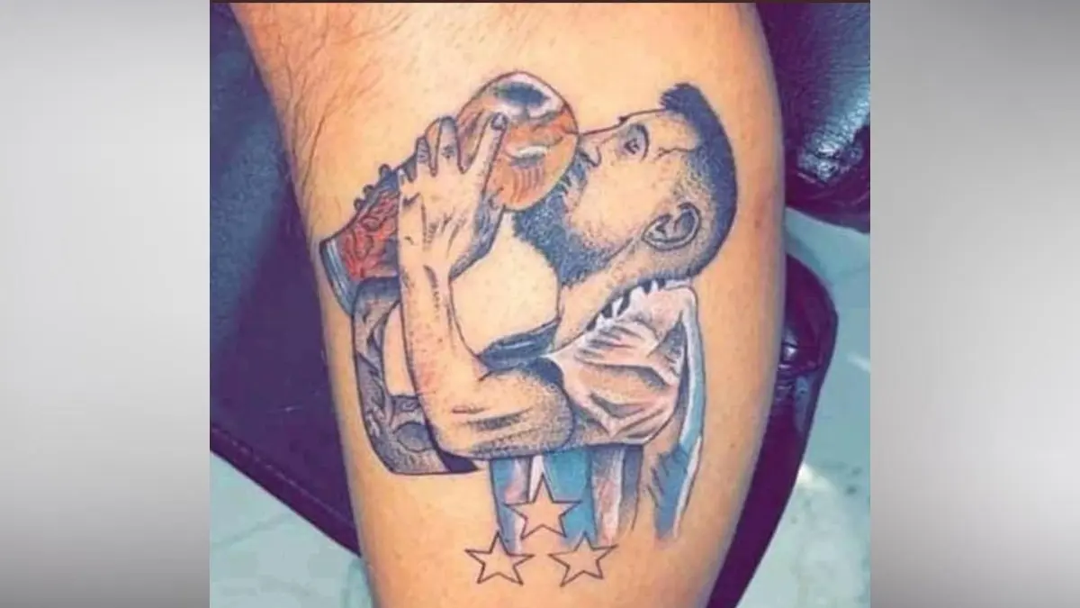 Los tatuajes más extraños de Lionel Messi y Argentina tras ganar el Mundial de Qatar 2022