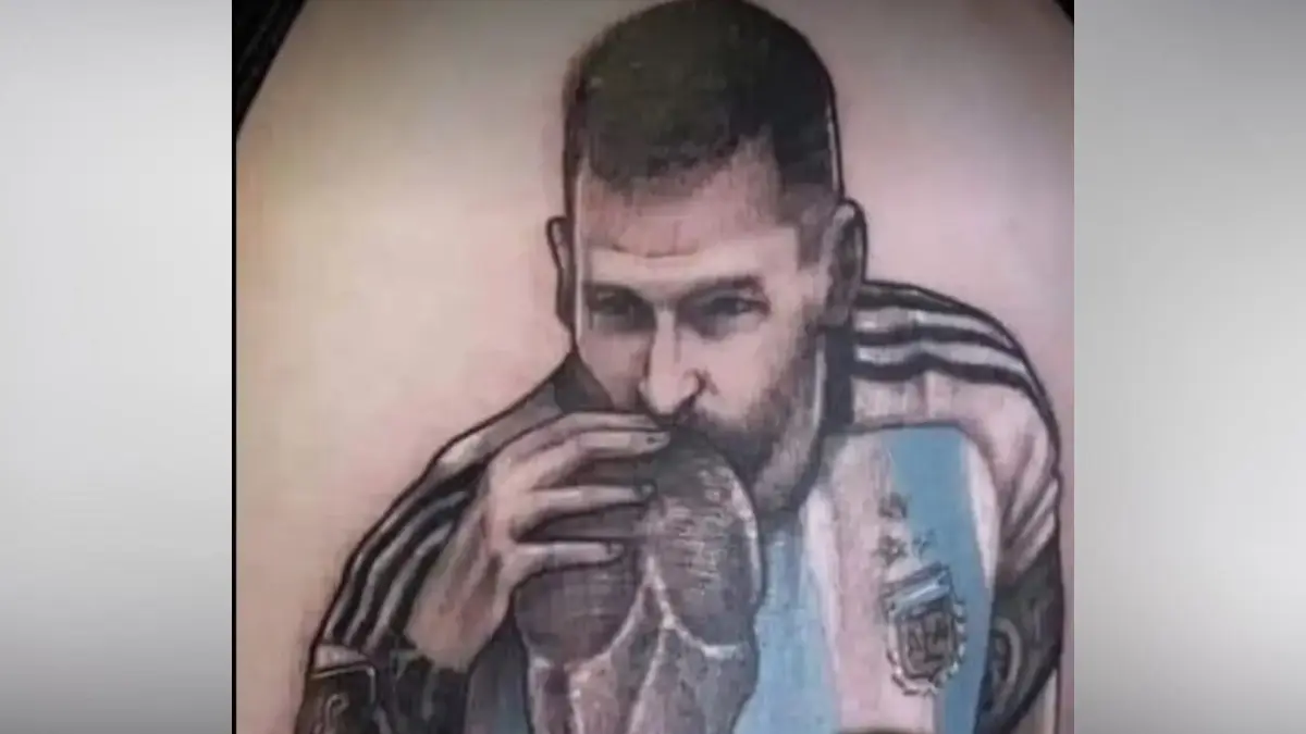 Los tatuajes más extraños de Lionel Messi y Argentina tras ganar el Mundial de Qatar 2022