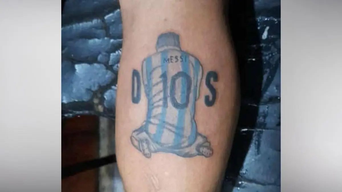 Los tatuajes más extraños de Lionel Messi y Argentina tras ganar el Mundial de Qatar 2022