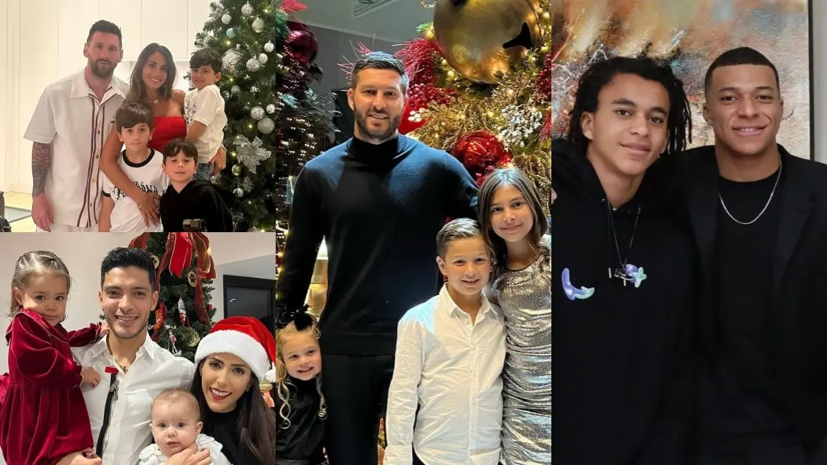 Los futbolistas de M&eacute;xico, la Liga MX y el mundo disfrutaron de la Navidad junto a sus familias.