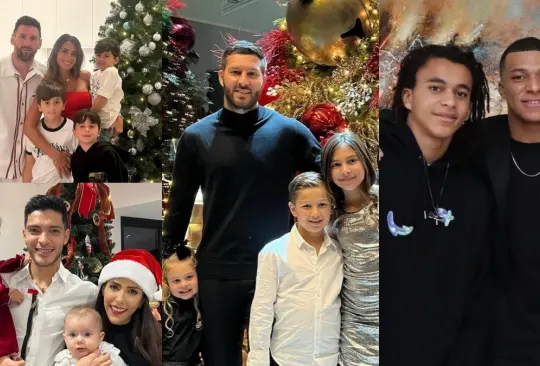 Los futbolistas de México, la Liga MX y el mundo disfrutaron de la Navidad junto a sus familias.