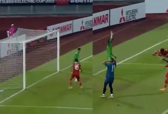 La falla del año se dio en el futbol de Asia. La falla del año se dio en el futbol de Asia.