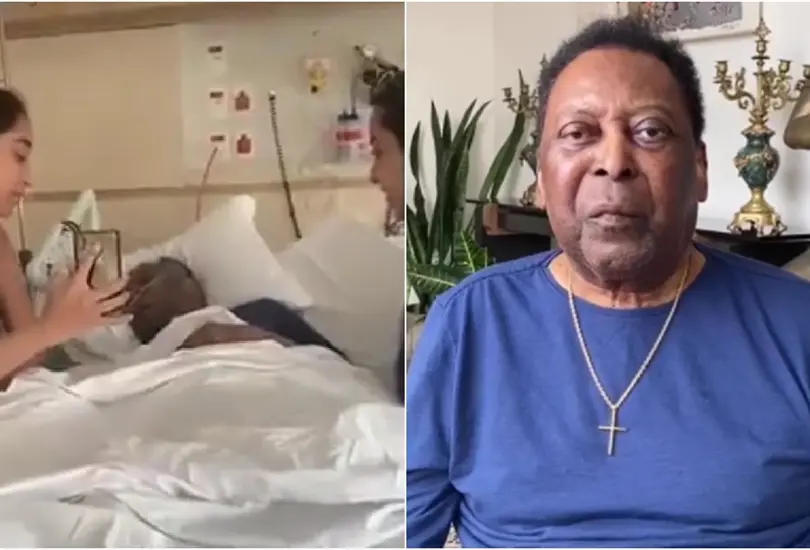 Las im&aacute;genes de Pel&eacute; en el hospital se viralizaron en redes sociales, mostrando su deterioro 