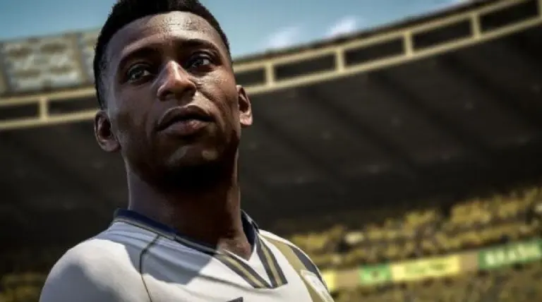 Pelé es parte del modo Ultimate Team en los videojuegos FIFA. Captura de pantalla