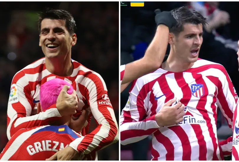 Álvaro Morata protagonizó un divertido momento en la victoria del Atlético de Madrid tras anotar un golazo y no enterarse que había sido suyo. Álvaro Morata protagonizó un divertido momento en la victoria del Atlético de Madrid tras anotar un golazo y no enterarse que había sido suyo.