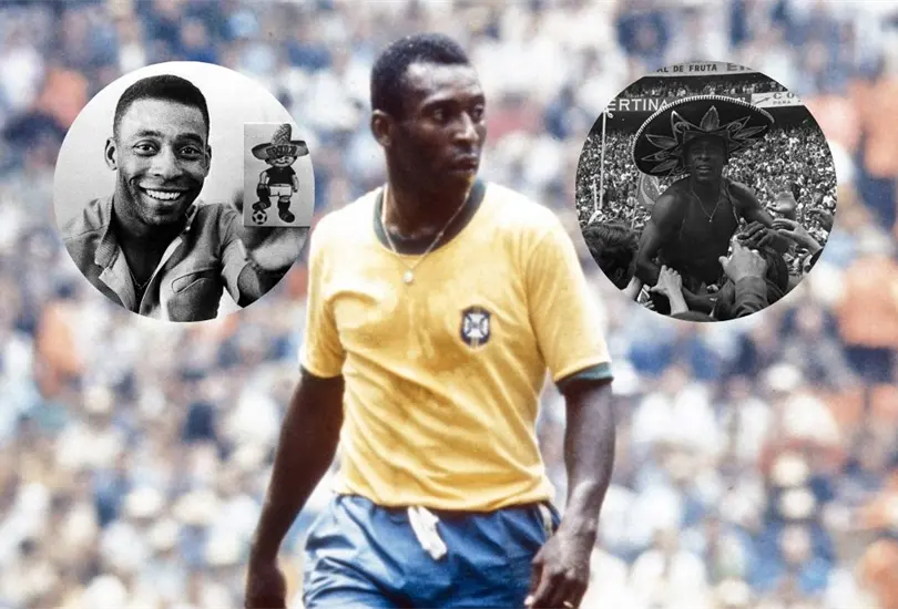 Pel&eacute; se llev&oacute; grandes recuerdos de su visita a M&eacute;xico