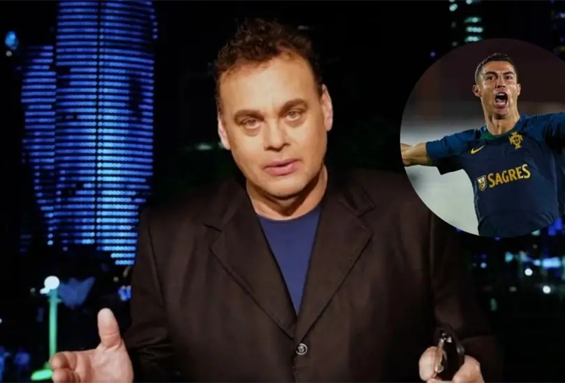David Faitelson no estuvo de acuerdo con la llegada de Cristiano Ronaldo al futbol &aacute;rabe.