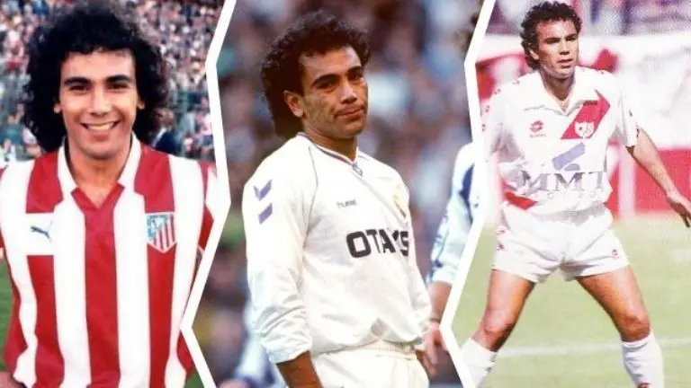 Hugo Sánchez jugó en tres equipos diferentes en España. Foto: Archivo Referee.