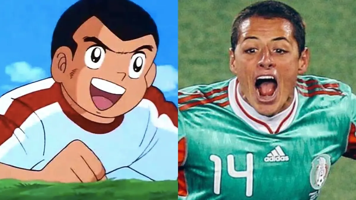 JAVIER HERNÁNDEZ / TOM MISAKI. El 'Chicharito' también fue comparado con Tom debido a que en su etapa con cabello corto mantenía un parecido razonable.