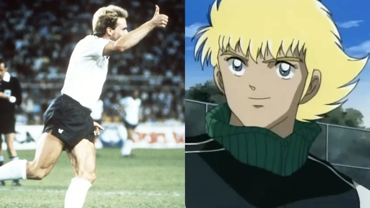 KARL-HEINZ RUMMENIGGE / KARL-HEINZ SCHNEIDER. El mítico futbolista alemán inspiró a un personaje de su misma nacionalidad, mismo que se convirtió en rival de Oliver Atom.