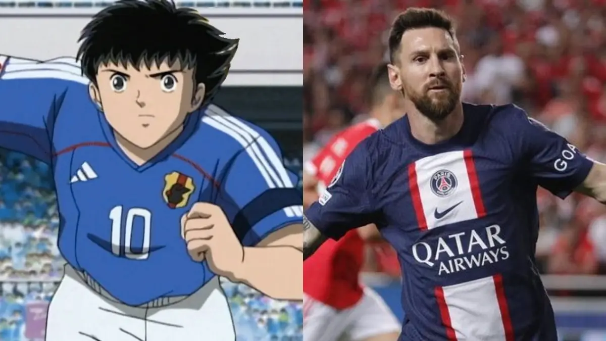OLIVER ATOM / LIONEL MESSI. La 'Pulga' ha sido comparada con el protagonista de la serie debido a su talento nato y habilidad con la pelota, además de ser el mejor entre todos los personajes de los Súper Campeones.