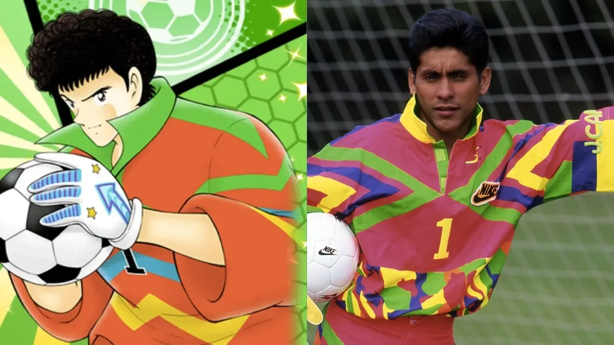 RICARDO ESPADAS / JORGE CAMPOS. El 'Brody' tuvo su homenaje en los Súper Campeones bajo otro nombre, pero con el típico uniforme que lo caracterizaba, además de que su personaje no solo era portero, también delantero.