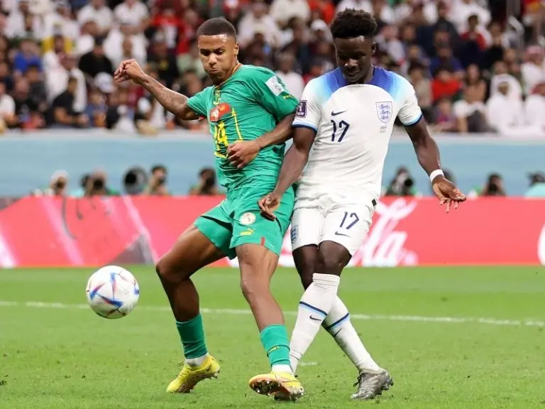 Bukayo Saka cerró la goleada de Inglaterra sobre Senegal - Twitter @FIFAWorldCup_pt