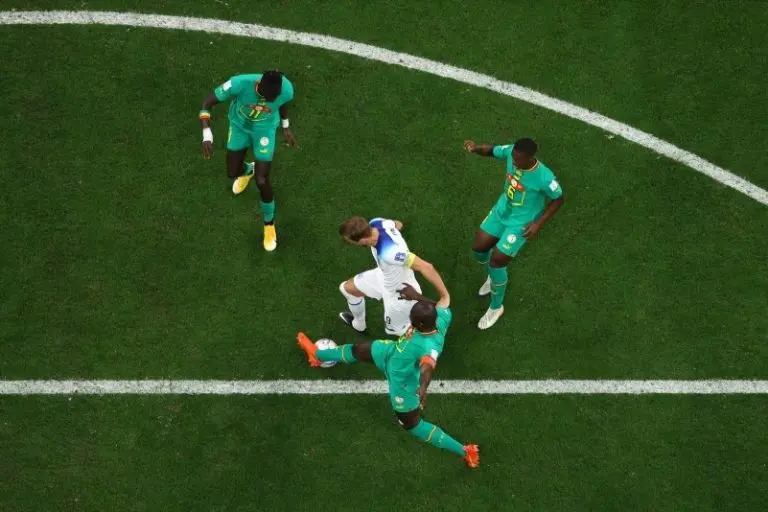 Inglaterra dominó a Senegal en el partido de Qatar 2022 - Twitter @FIFAWorldCup_es