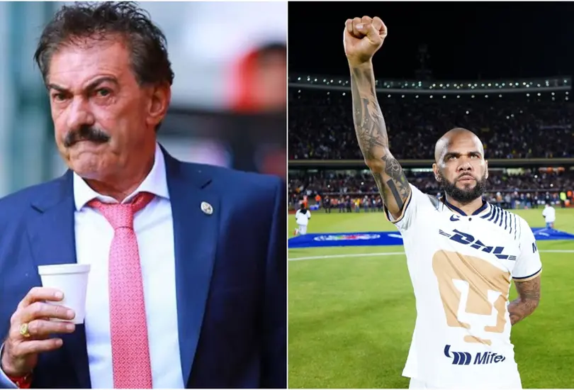 Ricardo La Volpe criticó el fichaje de Dani Alves a Pumas por asegurar que es por marketing y detiene crecimiento de jóvenes. Ricardo La Volpe criticó el fichaje de Dani Alves a Pumas por asegurar que es por marketing y detiene crecimiento de jóvenes.