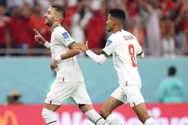 Marruecos clasificó a octavos de final de Qatar 2022 - Twitter @FIFAWorldCup