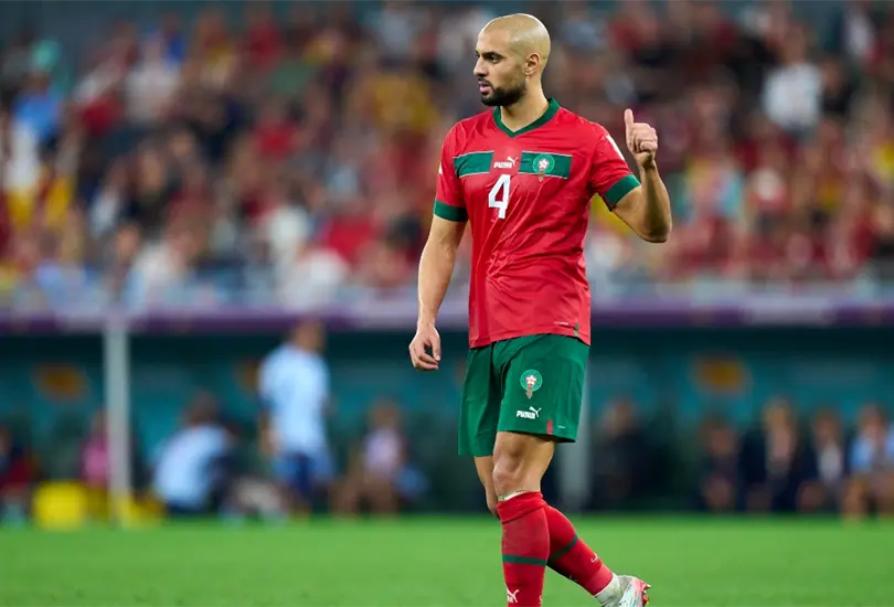 Sofyan Amrabat estuvo a la vista de todos después de su gran actuación en Qatar 2022 ante España. Sofyan Amrabat estuvo a la vista de todos después de su gran actuación en Qatar 2022 ante España.