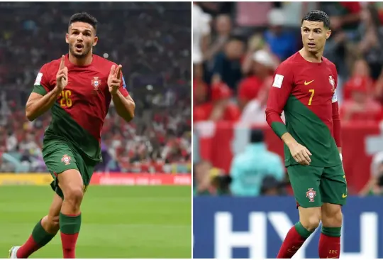 Goncalo Ramos, sustituto de Cristiano Ronaldo ante Suiza, fue la figura del encuentro al anotar triplete en Qatar 2022.